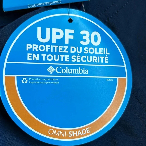 NWT Women’s Navy Blue Columbia Lighweight Pant, size 14 - Picture 5 of 10